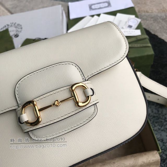 Gucci专柜新款女包, 古驰马衔扣1955迷你手袋 Gucci单肩斜挎包 658574  gdj1654